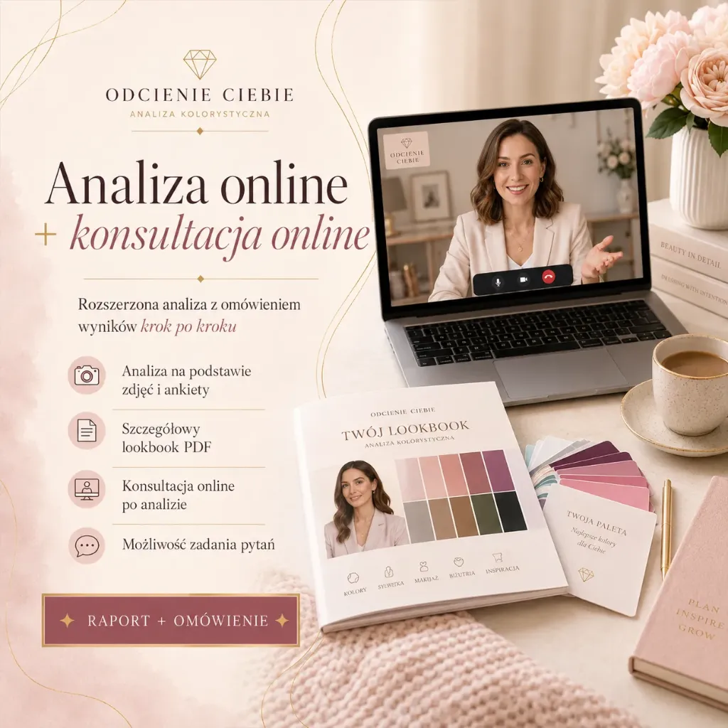 Analiza kolorystyczna online + konsultacja online